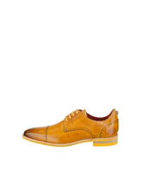 gelbe Leder Derby Schuhe von Melvin&Hamilton