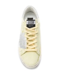 gelbe Leder niedrige Sneakers von Golden Goose Deluxe Brand