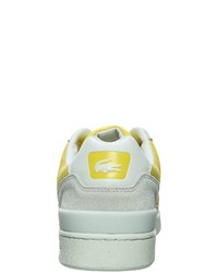 gelbe Leder niedrige Sneakers von Lacoste