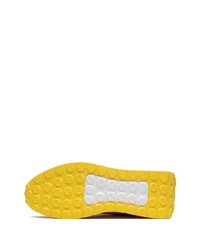 gelbe Leder niedrige Sneakers von Fila