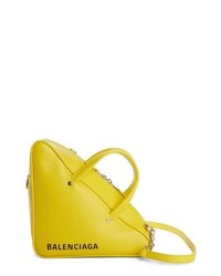 gelbe Leder Reisetasche