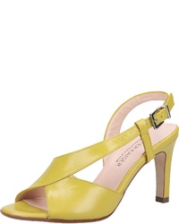 gelbe Leder Sandaletten von Peter Kaiser