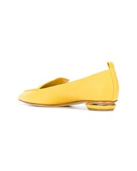 gelbe Leder Slipper von Nicholas Kirkwood