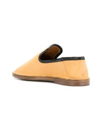 gelbe Leder Slipper von Joseph