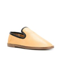 gelbe Leder Slipper von Joseph