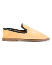 gelbe Leder Slipper von Joseph