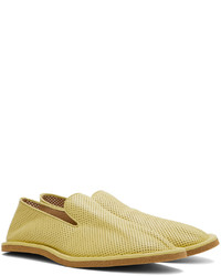 gelbe Leder Slipper von Dries Van Noten