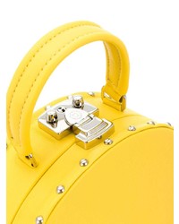 gelbe Lederhandtasche von Luis Negri