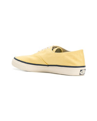 gelbe niedrige Sneakers von Sperry Top-Sider