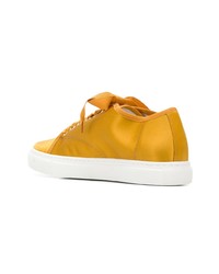 gelbe niedrige Sneakers von Lanvin