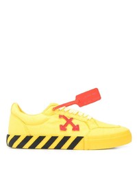 gelbe niedrige Sneakers von Off-White