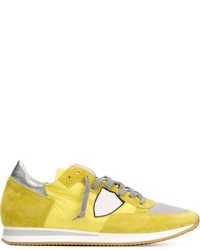 gelbe niedrige Sneakers von Philippe Model