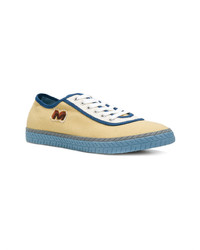 gelbe niedrige Sneakers von Marni