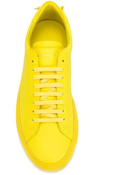 gelbe niedrige Sneakers von Givenchy