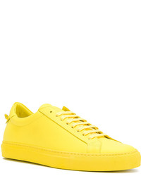 gelbe niedrige Sneakers von Givenchy