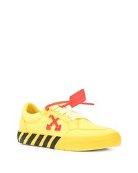 gelbe niedrige Sneakers von Off-White