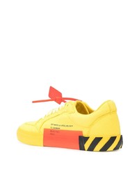 gelbe niedrige Sneakers von Off-White