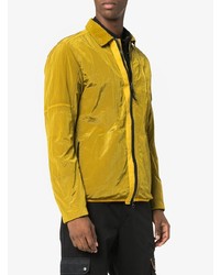 gelbe Shirtjacke aus Nylon von Stone Island