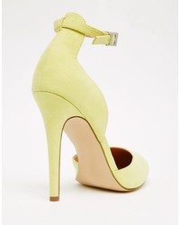 gelbe Pumps von Asos