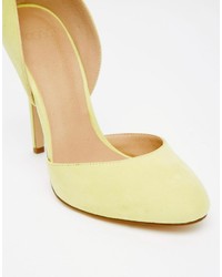 gelbe Pumps von Asos