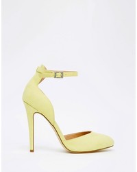 gelbe Pumps von Asos