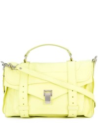 gelbe Satchel-Tasche aus Leder von Proenza Schouler