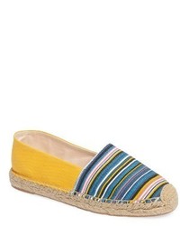 gelbe Segeltuch Espadrilles