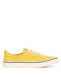 gelbe Segeltuch niedrige Sneakers von Cariuma