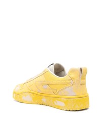gelbe Segeltuch niedrige Sneakers von Diesel