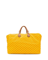 gelbe Segeltuch Reisetasche mit Sternenmuster von Fefè