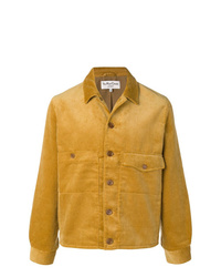 gelbe Shirtjacke aus Cord von YMC