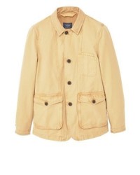 gelbe Shirtjacke von Mango