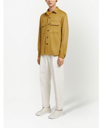 gelbe Shirtjacke von Zegna