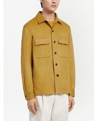 gelbe Shirtjacke von Zegna