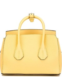 gelbe Shopper Tasche aus Leder von Bally