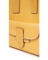 gelbe Shopper Tasche aus Leder von Frye