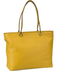 gelbe Shopper Tasche aus Leder von Coccinelle