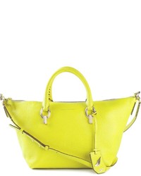 gelbe Shopper Tasche aus Leder von Diane von Furstenberg
