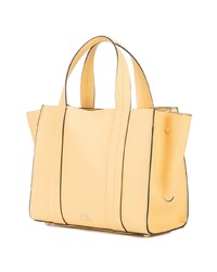 gelbe Shopper Tasche aus Leder von Zac Zac Posen