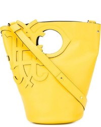 gelbe Shopper Tasche aus Leder von Emilio Pucci