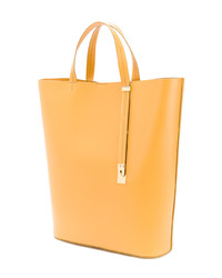 gelbe Shopper Tasche aus Leder von Sophie Hulme