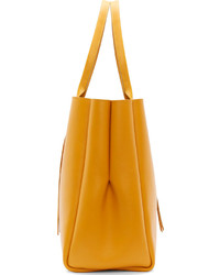gelbe Shopper Tasche aus Leder von Lanvin