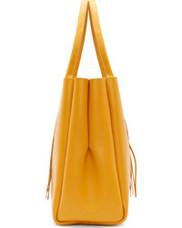 gelbe Shopper Tasche aus Leder von Lanvin