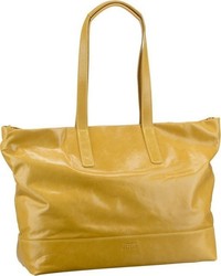 gelbe Shopper Tasche aus Leder von Jost