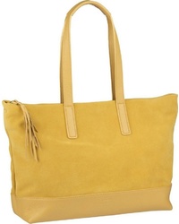 gelbe Shopper Tasche aus Leder von Jost