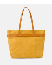gelbe Shopper Tasche aus Leder von Liebeskind Berlin