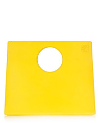 gelbe Shopper Tasche aus Leder von Loewe
