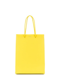 gelbe Shopper Tasche aus Leder von Medea