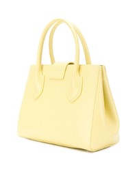 gelbe Shopper Tasche aus Leder von Furla