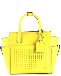 gelbe Shopper Tasche aus Leder von Reed Krakoff